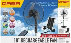 Qasa 18" Rechargeable Fan (Qrf-6918)
