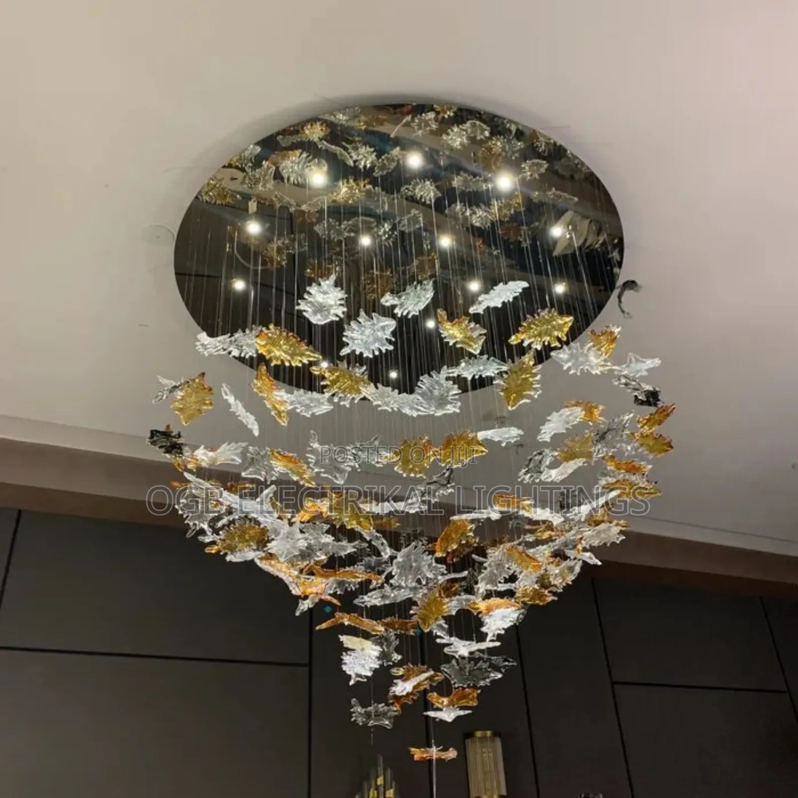 Glass Pendant Ceiling Chandelier