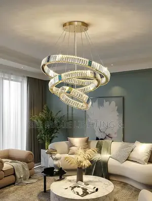 Crystal Chandelier Living Room Main Light