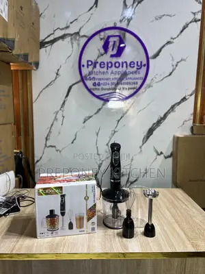 Lexical Hand Blender 4in1 Multifunction -Chopper, Whisker and Whipper.