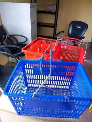 Supermarket Plastic Hand Shopping Basket