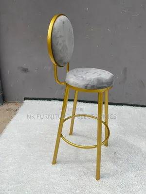 High Bar  Stools Fabric Made Imported