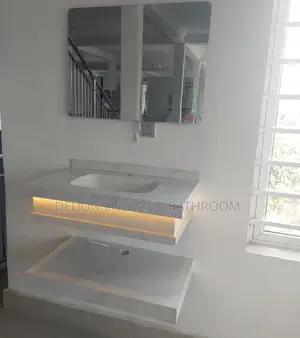 England Lighting Marble Basin With Led Mirror