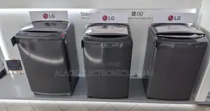 Lg 9kg” Automatic Top Loader Inverter Washing Machine. 10yrs Waranty
