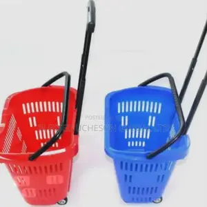 Supermasket Plastic Basket Trolley