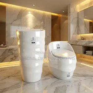 Modern Smart White Water Closets With Basin