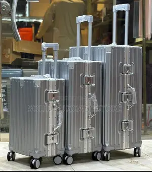 Set of 3 Aluminum Luggage Boxes