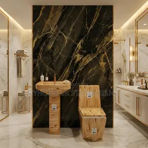 Executive England Brown Water Closets With Basin