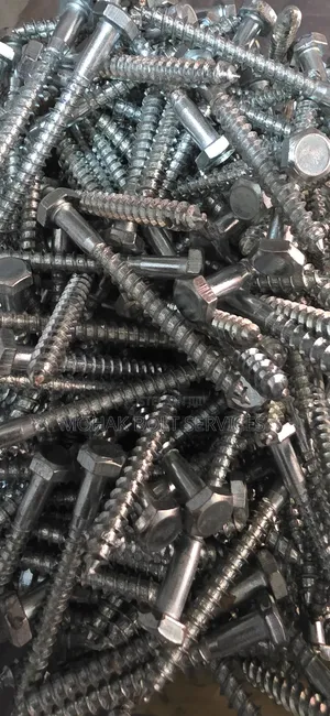 Screw Bolts Are Concrete Screw-in-Anchors, Thread Into Concrete