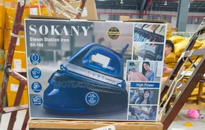 Sokany 2400w (1.2l) Ceramic Sole Plate Steam Station Pressing Iron