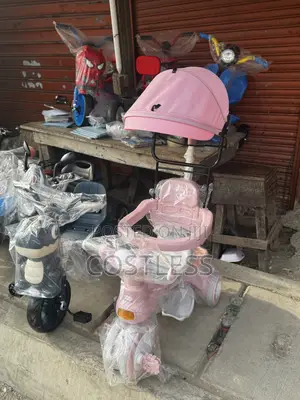 Children's 3-in-1 Tricycle Push Bike Stroller