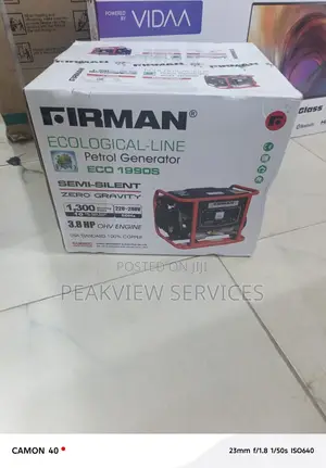 Compact 1.3kva Manual Generator Eco1990es