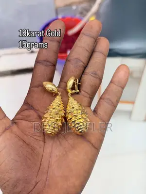 18 Karat Gold Earrings.