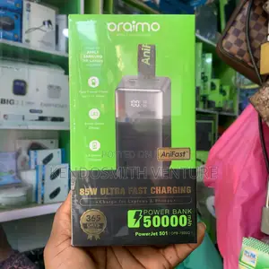 Brand New Oraimo Powerjet 501 50000mah 85w Fast Charging Power Bank