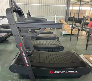 American Fitness Curved Commercial Manual Treadmill