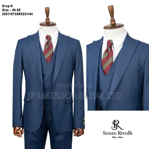 Senzo Rivolli Men's Three Pieces Turkey Suits