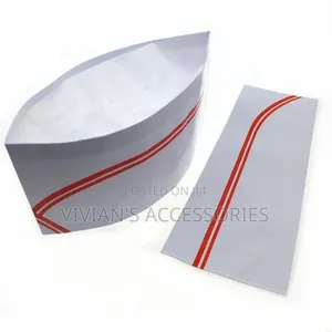 Unisex Disposable Paper Forage Chef Hat 20pcs.