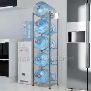 3,4 and 5 Layer Water Dispenser Rack (Silver)