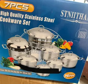 7pcs Stainless Steel Pot