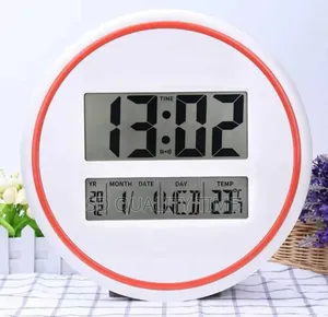 LCD Digital Wall Clock