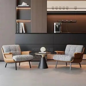 New Modern Accent Fabric / Leather Single Sofa Chair