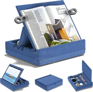 KDD Book Stand Holder for Reading, Foldable iPad Phone Pillow Holder