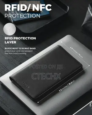 Vulkit Passport Wallet Premium Leather Rfid Blocking Travel Wallet