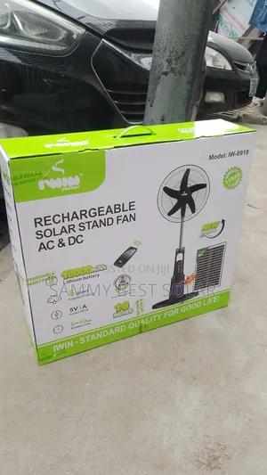 Iwin 18inch Ac Dc Rechargeable Solar Fan