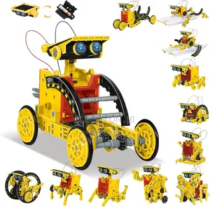 Omway Stem 12-in-1 Solar Robot Toys, Science Kits for Kids Age 8 - 14