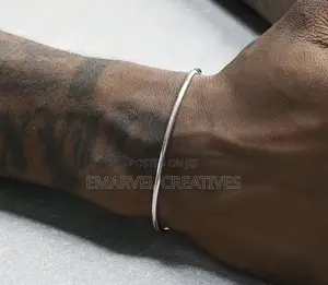Men's Stainless Steel Round Snake Bracelet