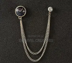 Alloy European and American Style Fashionable Watch-Shaped Brooch