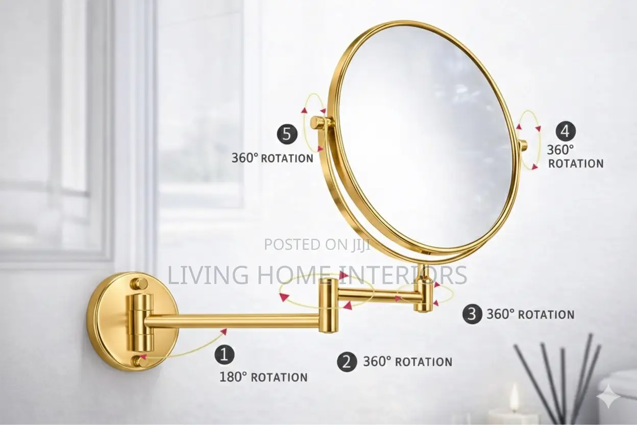 Gold Magnifying Mirror