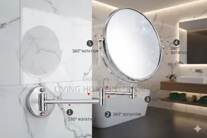 Silver Color Magnifying Mirror