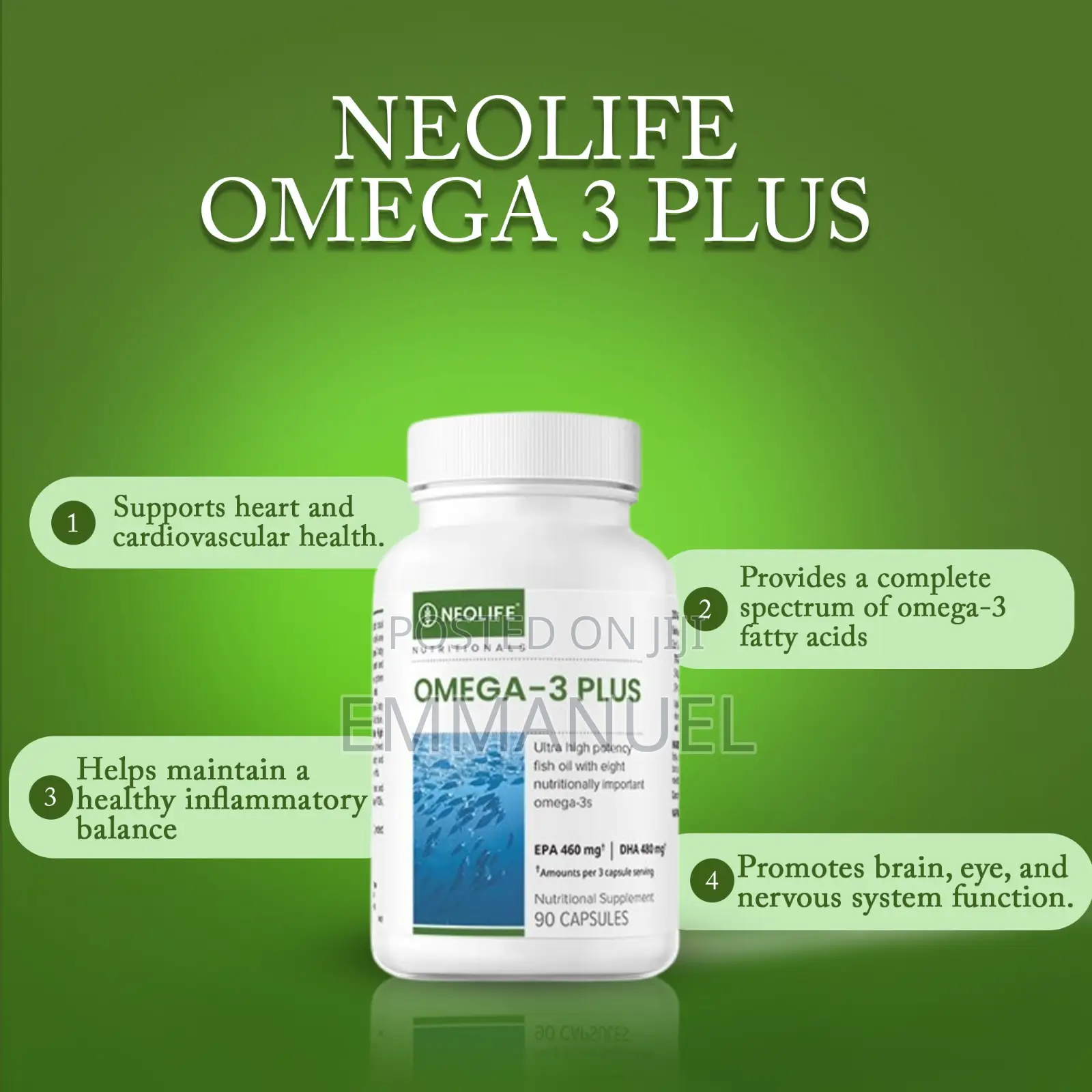 Omega-3 Plus, Salmon Oil Plus