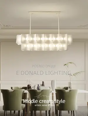 1200mm Luxury Dining Lights White Body
