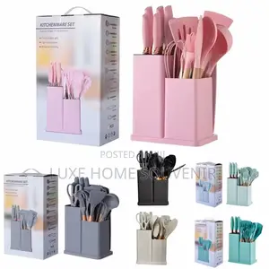 19pcs Kitchen Nonstick Cookware Utensil Set