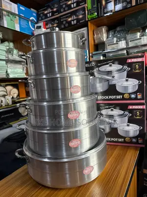 Kinelco Heavy Duty 6pcs Aluminum Pot