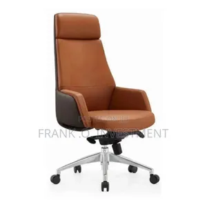 Executive Leather Boss Swivel Office Comfort Chair