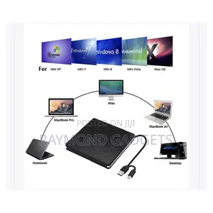 Usb 3.0 External Dvd-rw Drive – Portable Plug & Play