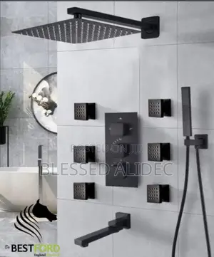 5way Black Conduct Shower With Buddy Jet