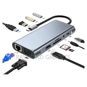 Ype-c 11-in-1 Adapter – Hdmi 4k, Usb 3.0, Gigabit Lan
