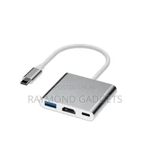 Type-c 3-in-1 Hub – 4k Hdmi, Usb 3.0, Pd Charging