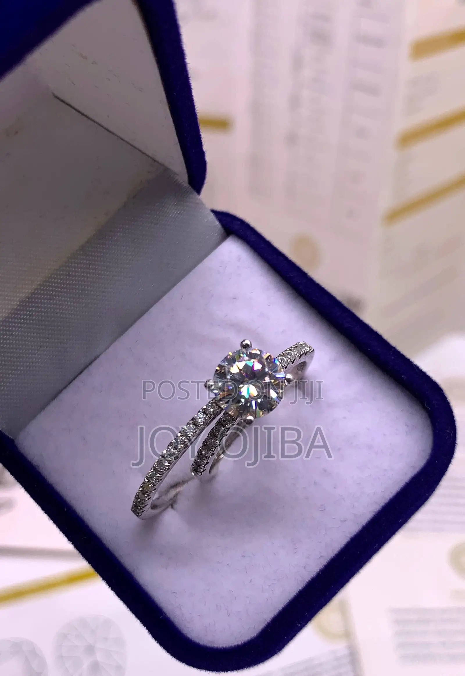 Moissanite Engagement Ring