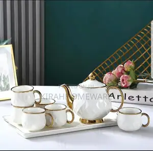 Luxury Tea Jug With Tray and Tea Cups