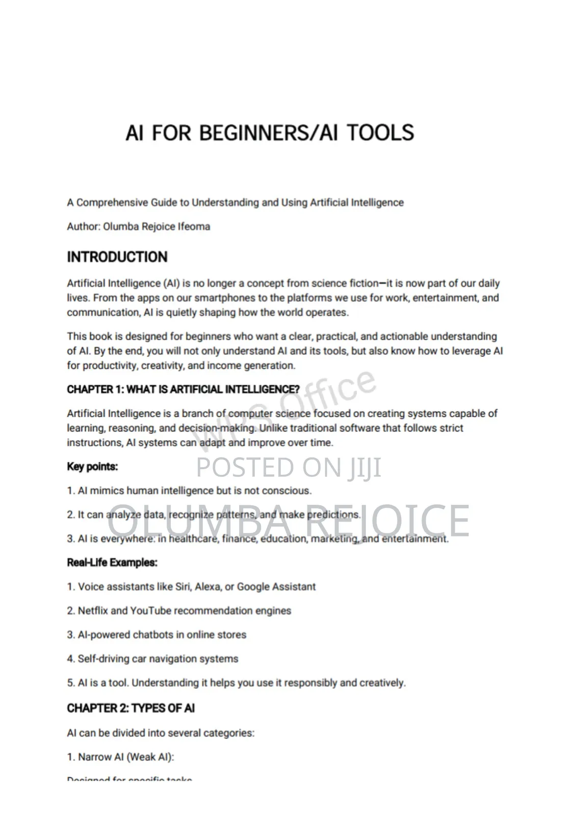 Ai for Beginners