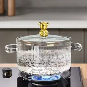 Borosilicate Glass Cooking Pot