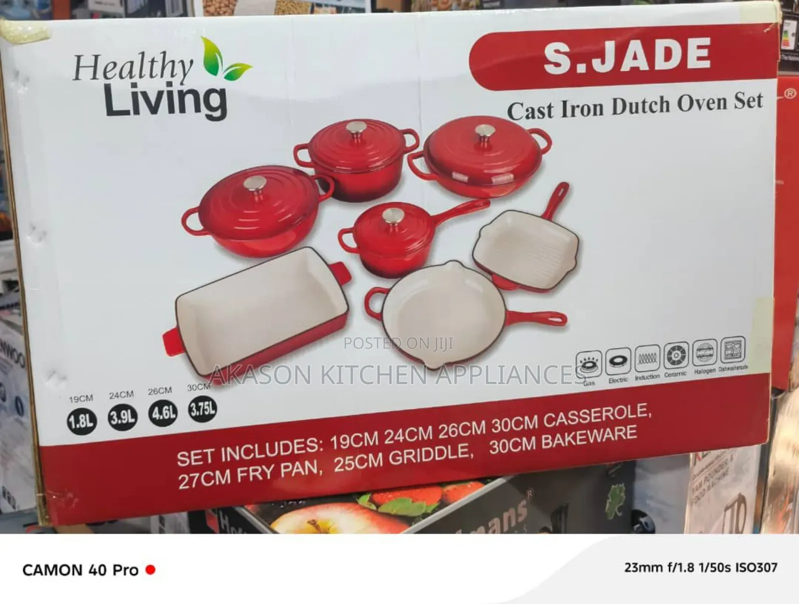 11pcs Nsfe Cast Iron Pot