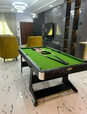 2 in 1 Foldable Snooker Table With Table Tennis