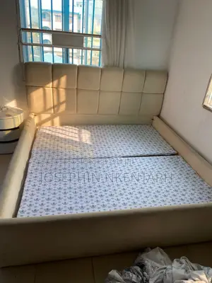 Bed Frame and Bed (6by6) With Two Side Piece