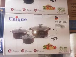 Unique 6 in 1 Big Size Casserole Cookware Set